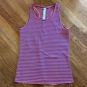 Oiselle Big Stripe Tank Top